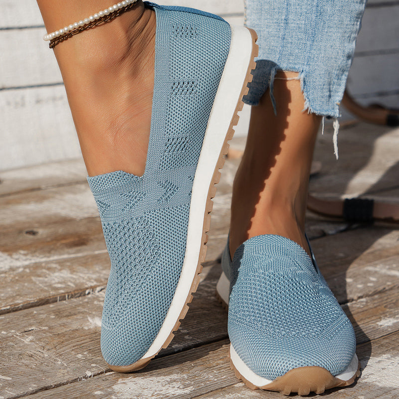 Atmungsaktive, lässige flache Schuhe
