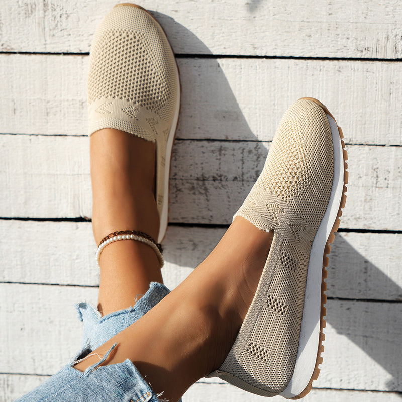Atmungsaktive, lässige flache Schuhe