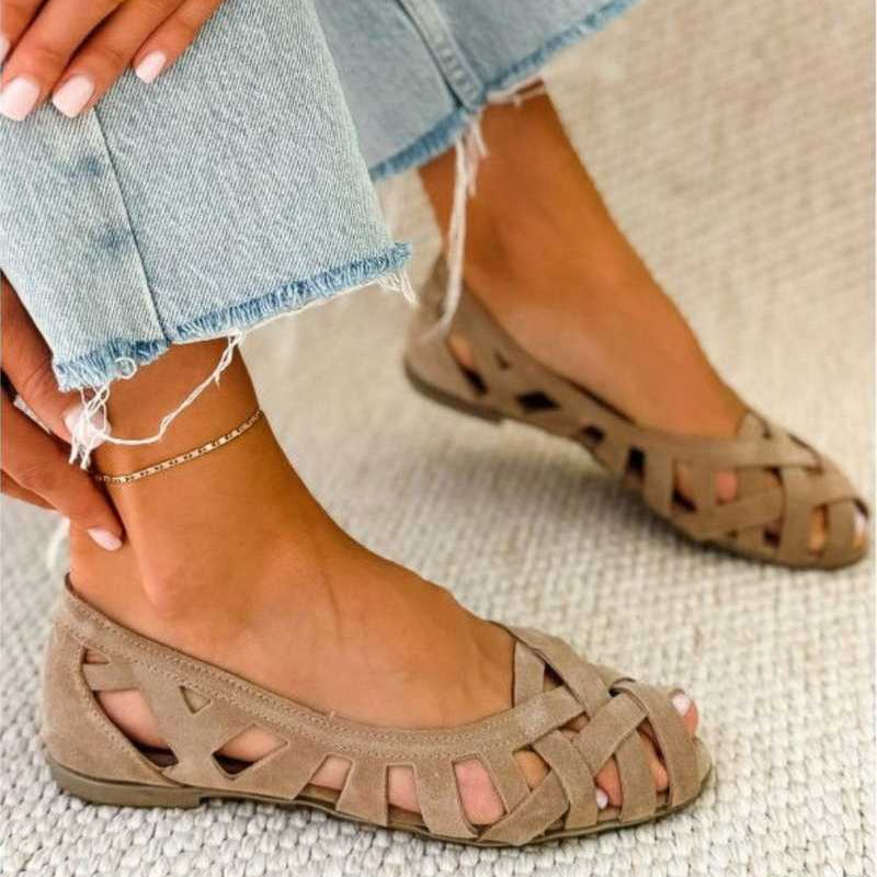 Nathalie Bunte, bequeme Sandalen