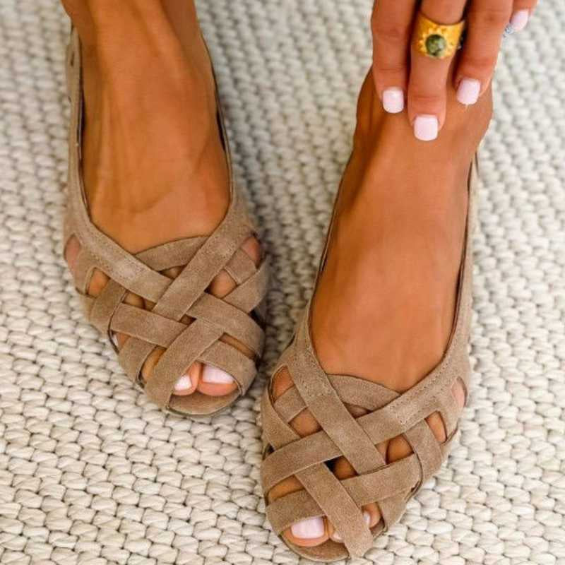 Nathalie Bunte, bequeme Sandalen