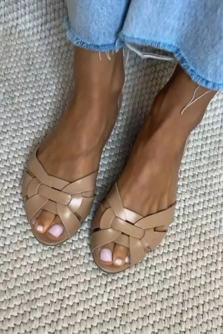 Serafina | Geflochtene Sandalen aus Naturmaterialien