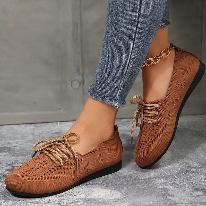 Lässige flache Schuhe aus Mesh