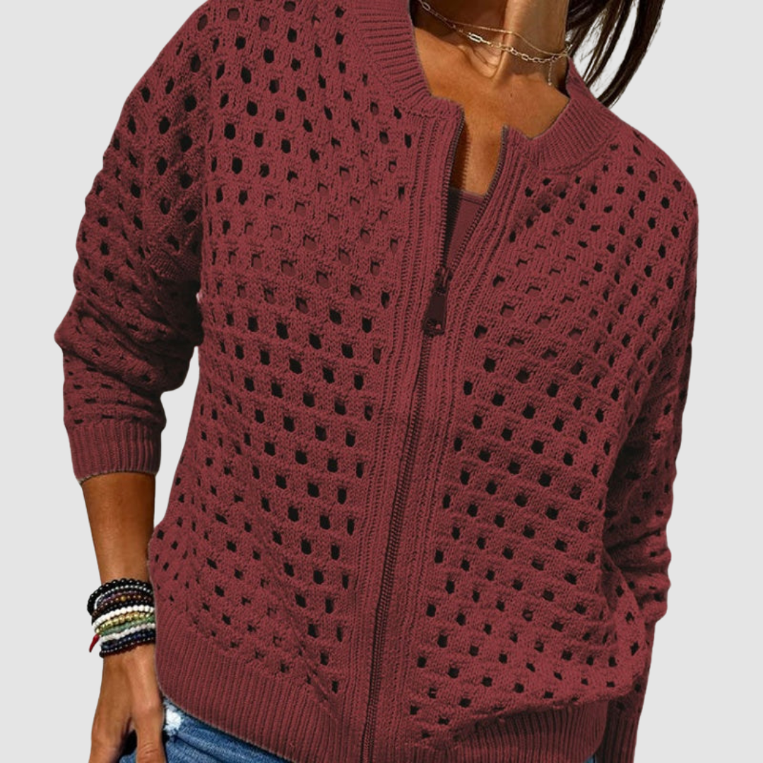 Desiree — Edler Cardigan mit leichtem Tragekomfort