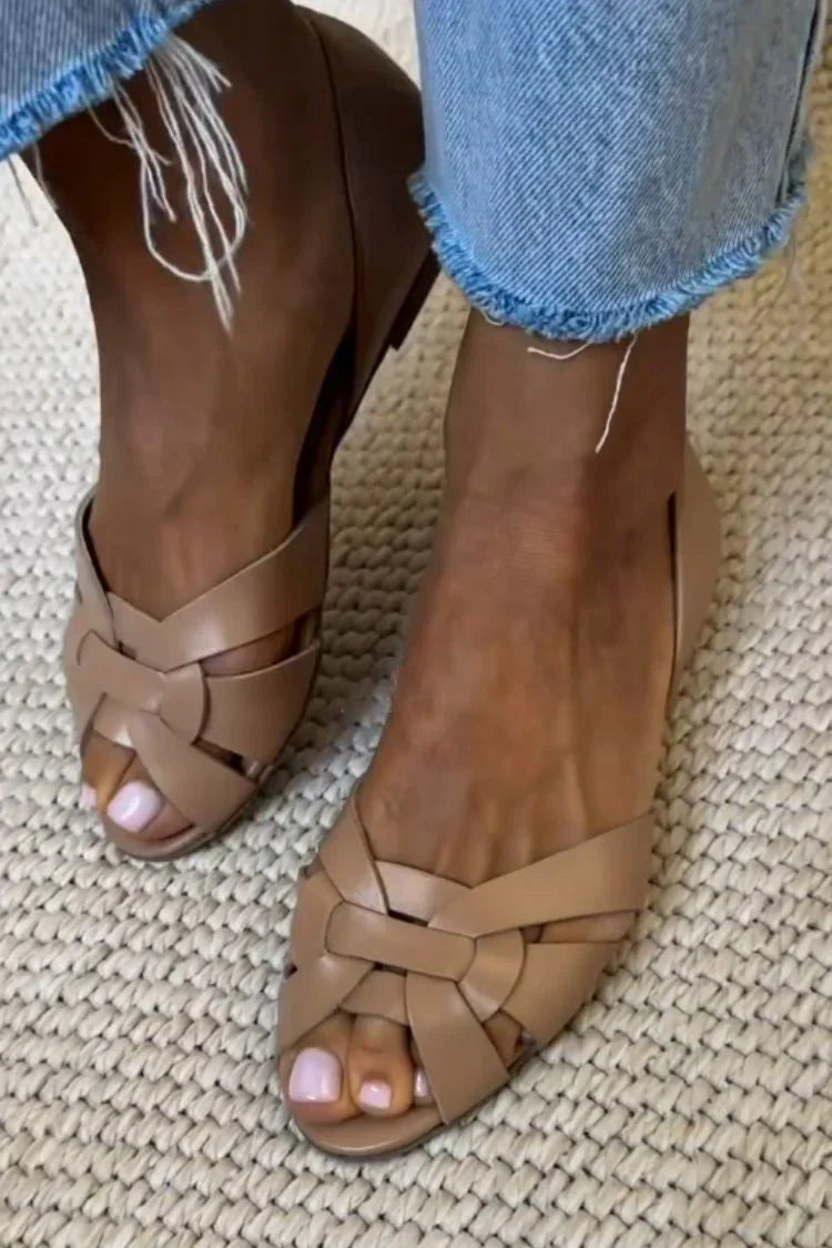 Serafina | Geflochtene Sandalen aus Naturmaterialien