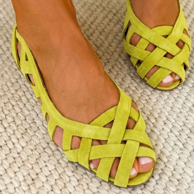 Nathalie Bunte, bequeme Sandalen