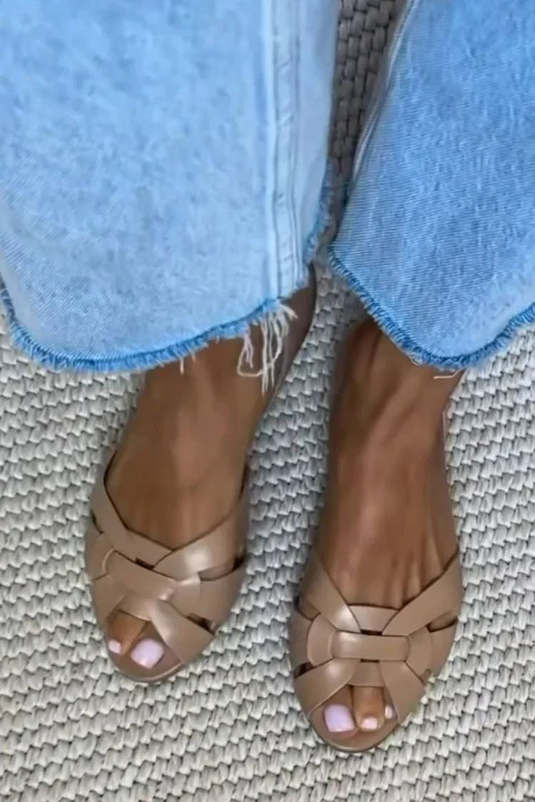 Serafina | Geflochtene Sandalen aus Naturmaterialien