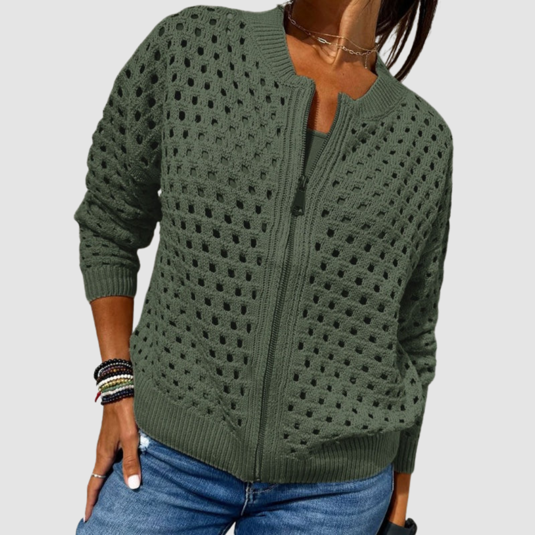 Desiree — Edler Cardigan mit leichtem Tragekomfort