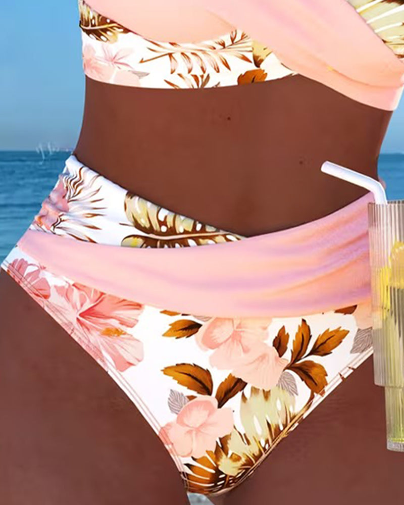 Jolina | Bikini mit floralem Kontrast