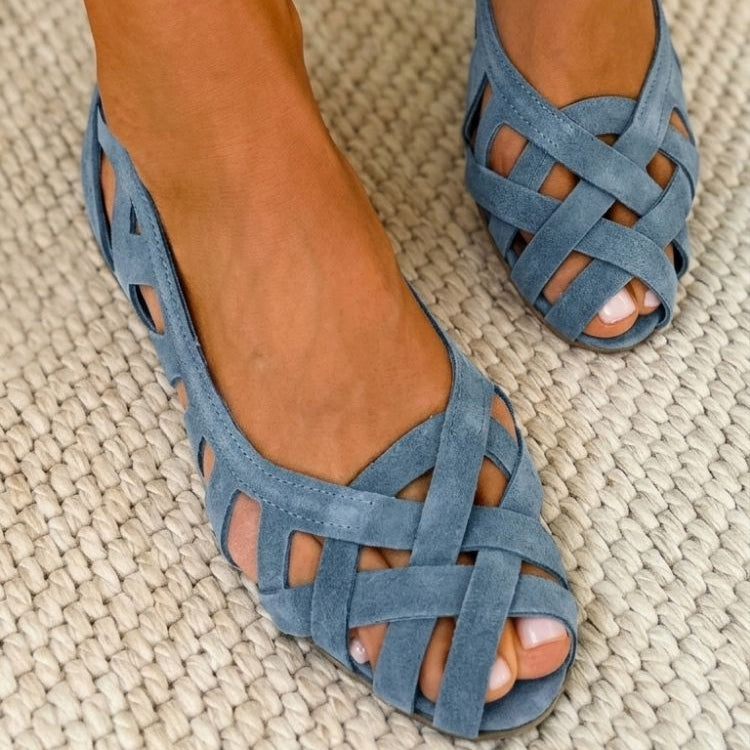 Nathalie Bunte, bequeme Sandalen