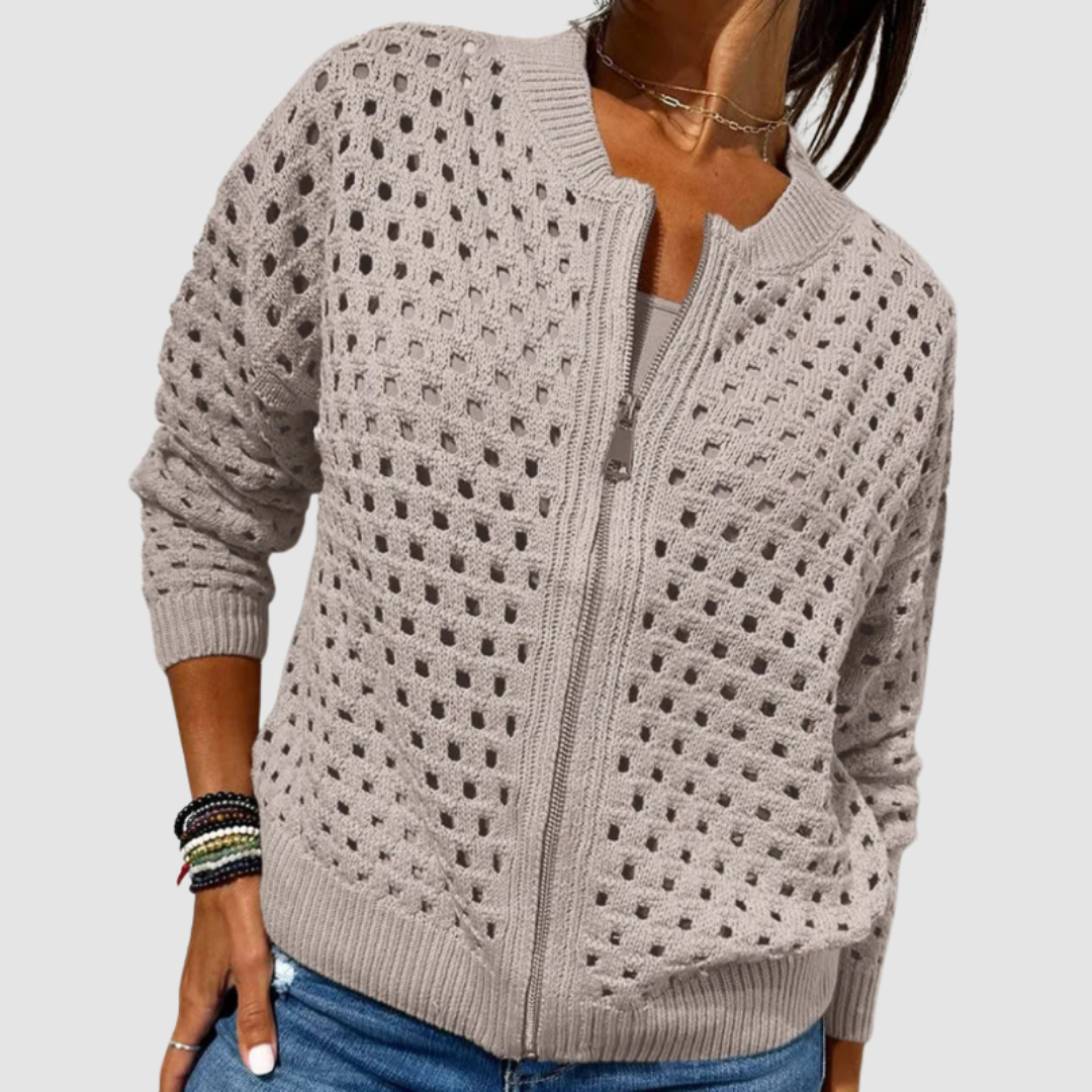 Desiree — Edler Cardigan mit leichtem Tragekomfort