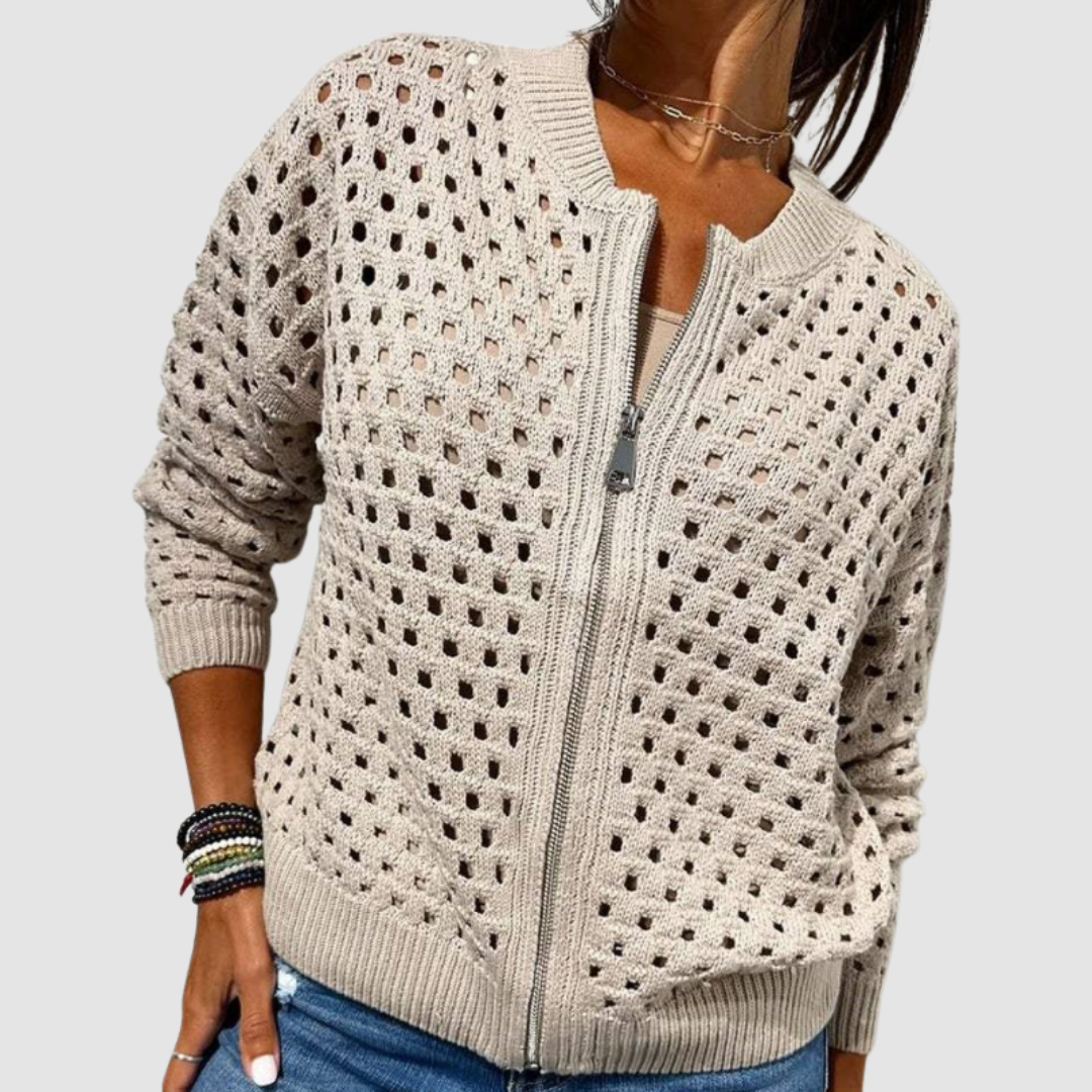 Desiree — Edler Cardigan mit leichtem Tragekomfort