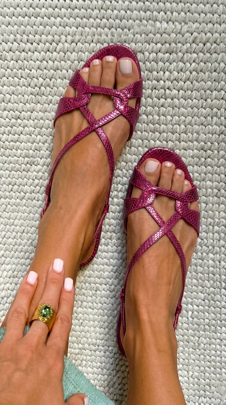 Odette Slingback-Sandalen in Bronze