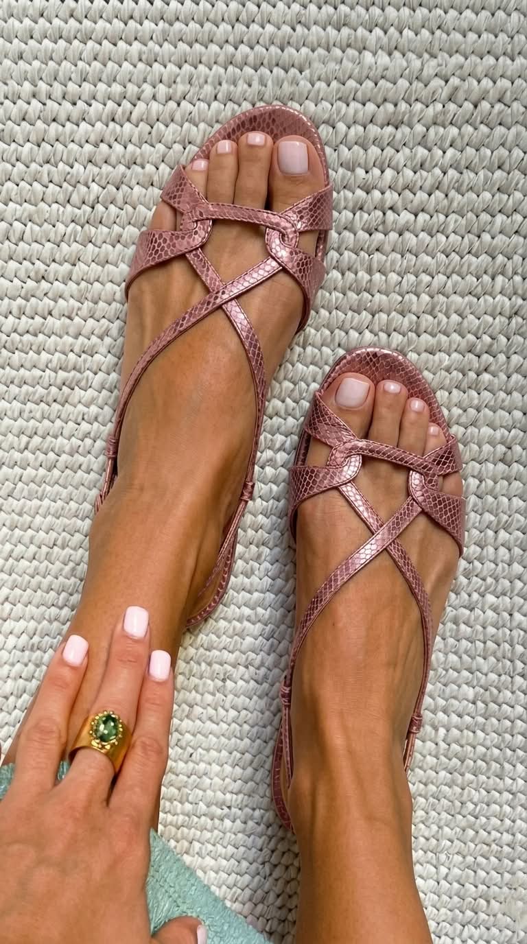 Odette Slingback-Sandalen in Bronze