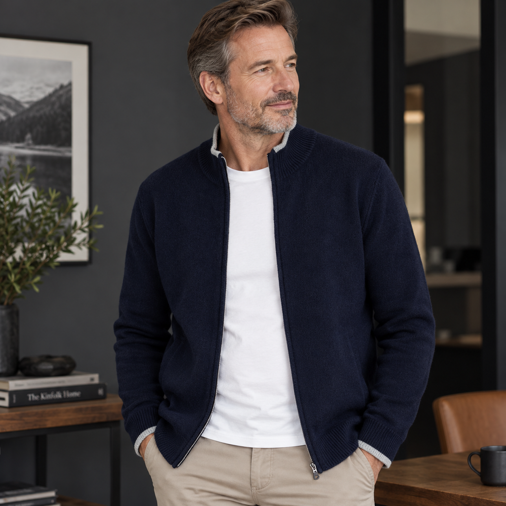 Wolle Zip-Jacke