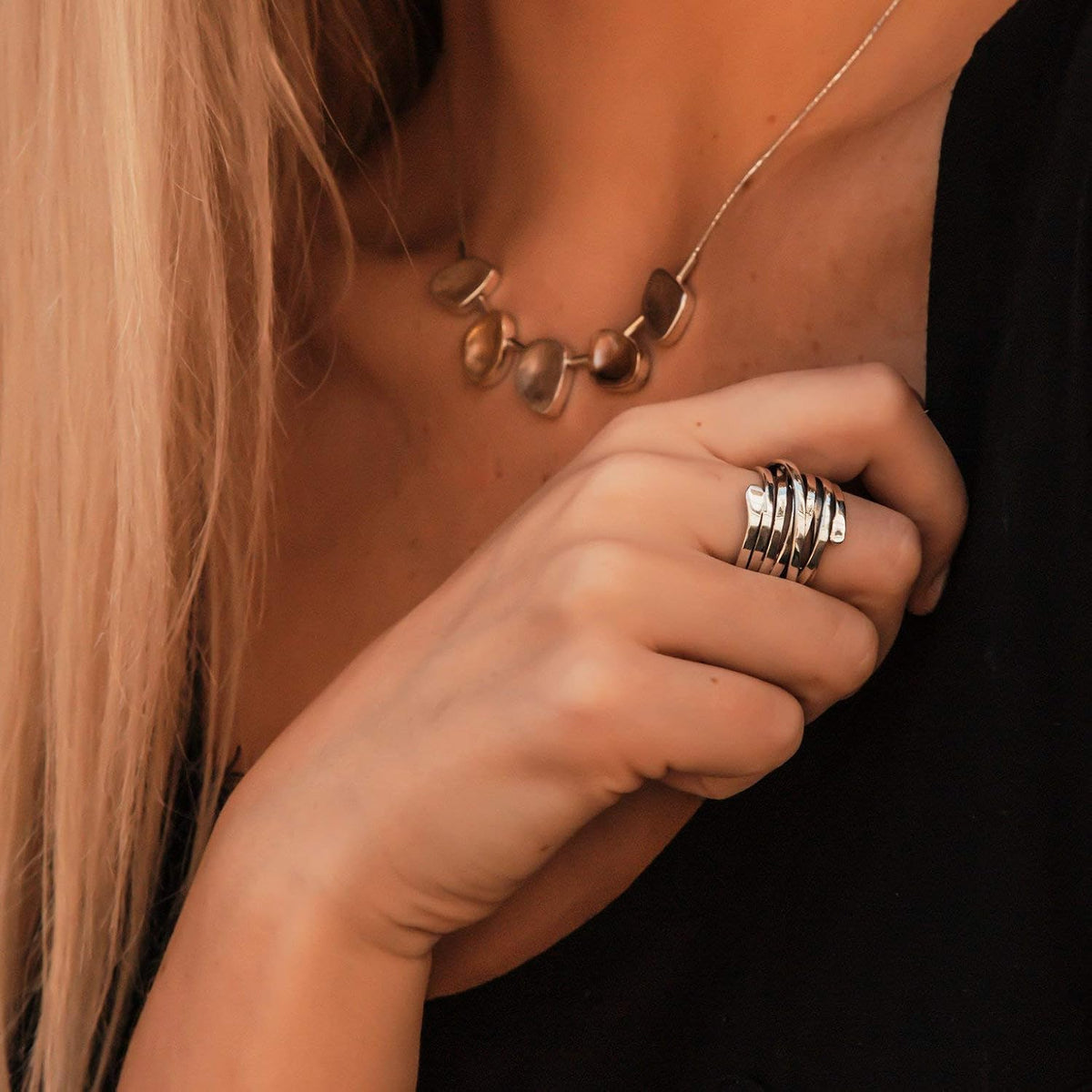Eleganter Vintage Silberring