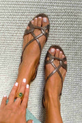 Odette Slingback-Sandalen in Bronze