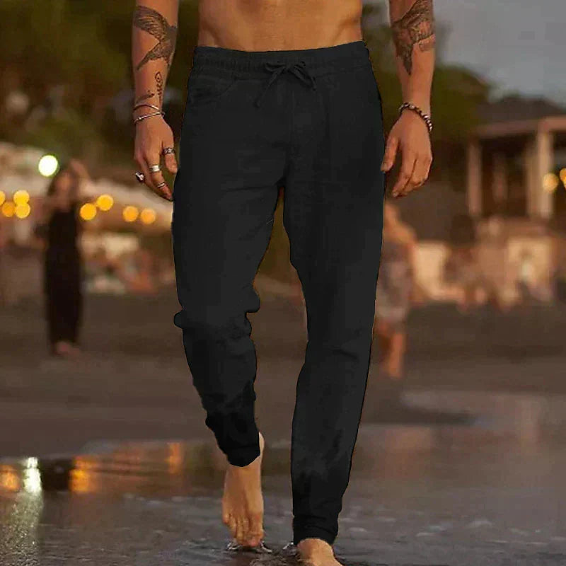 Pierre | Leinen-Strandhose