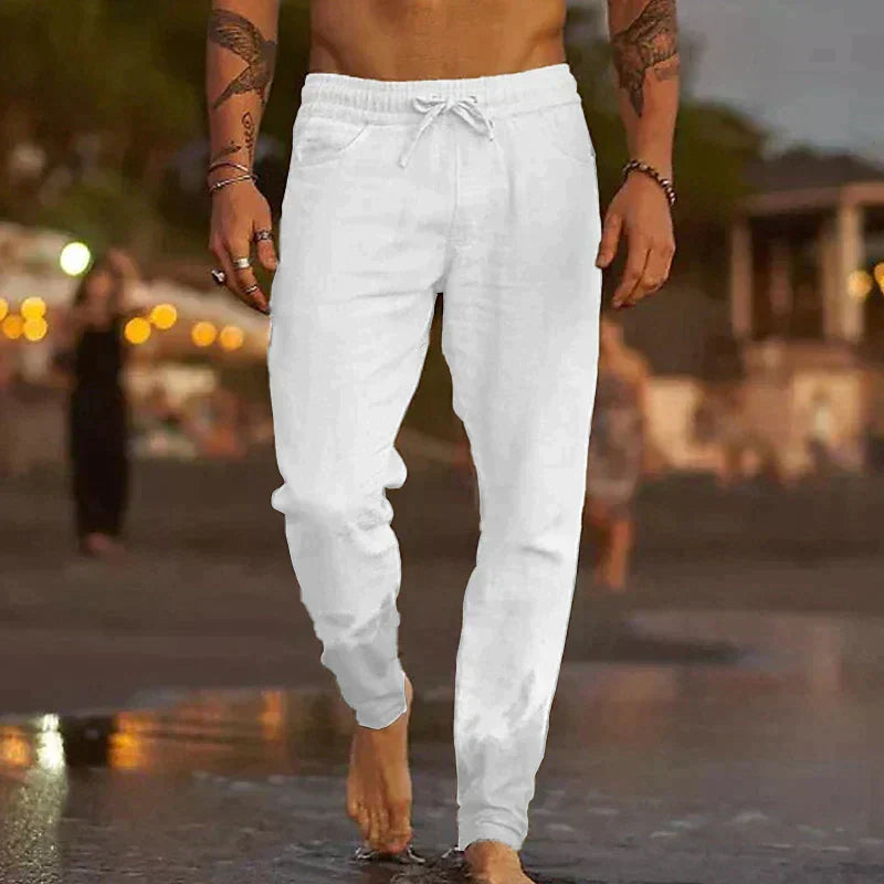 Pierre | Leinen-Strandhose
