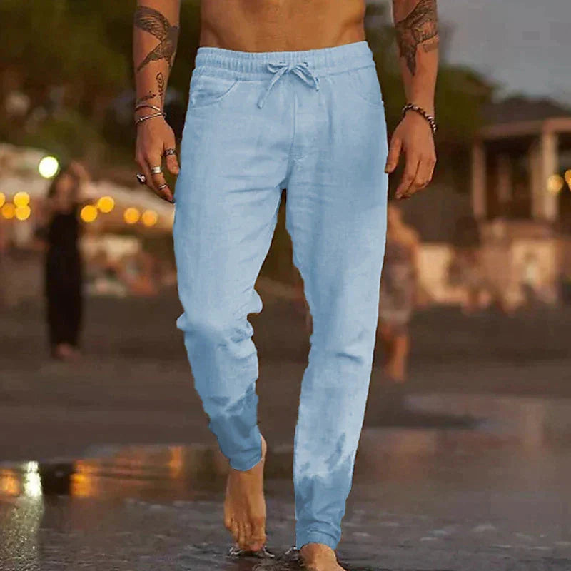 Pierre | Leinen-Strandhose