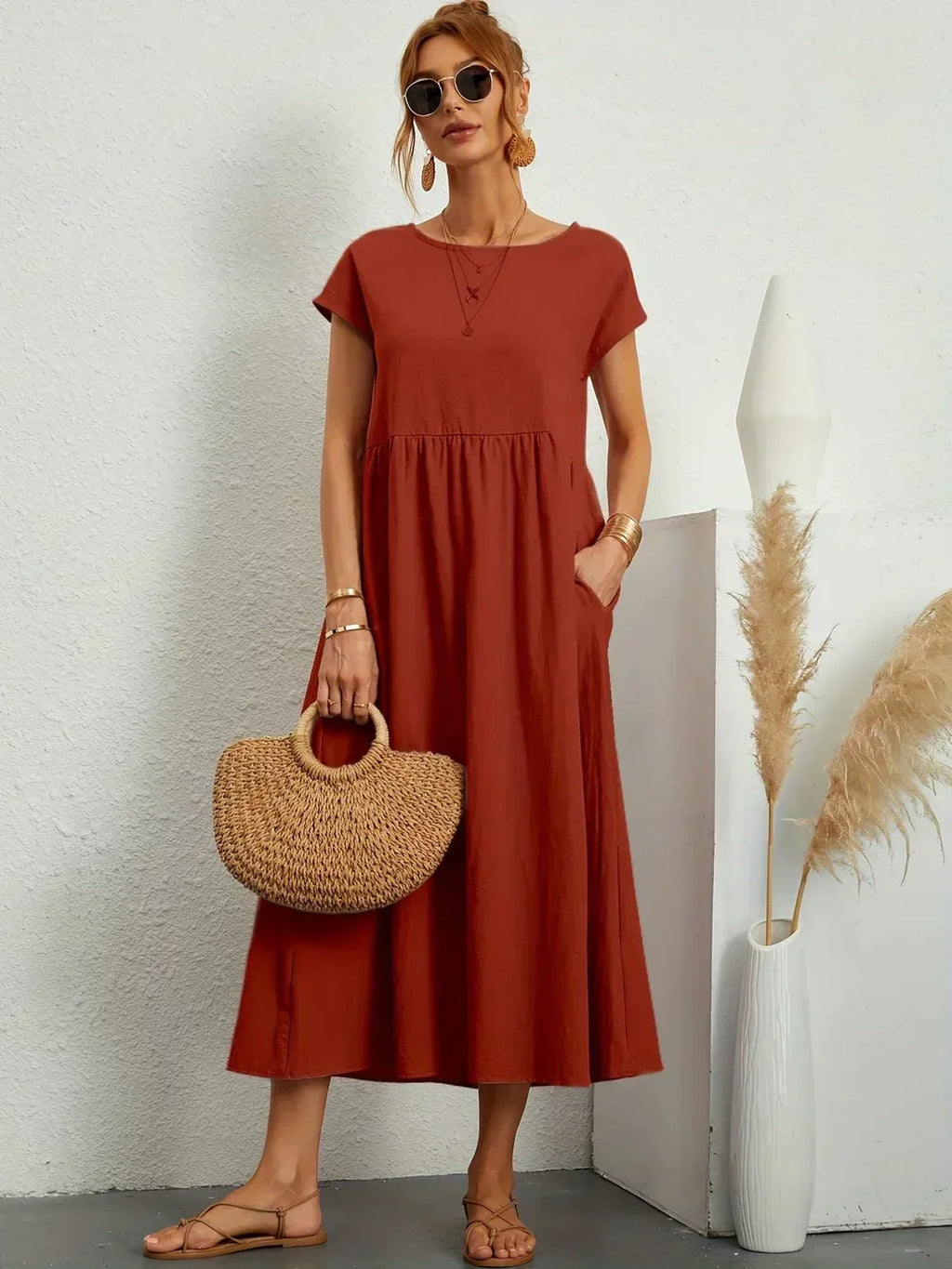 Selina Midi-Kleid
