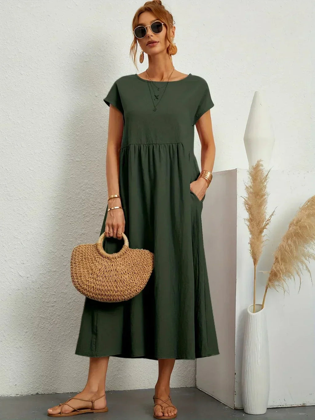 Selina Midi-Kleid