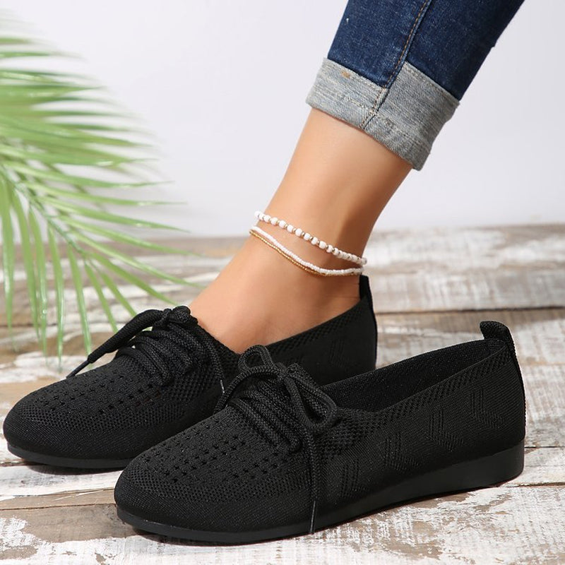 Lässige flache Schuhe aus Mesh