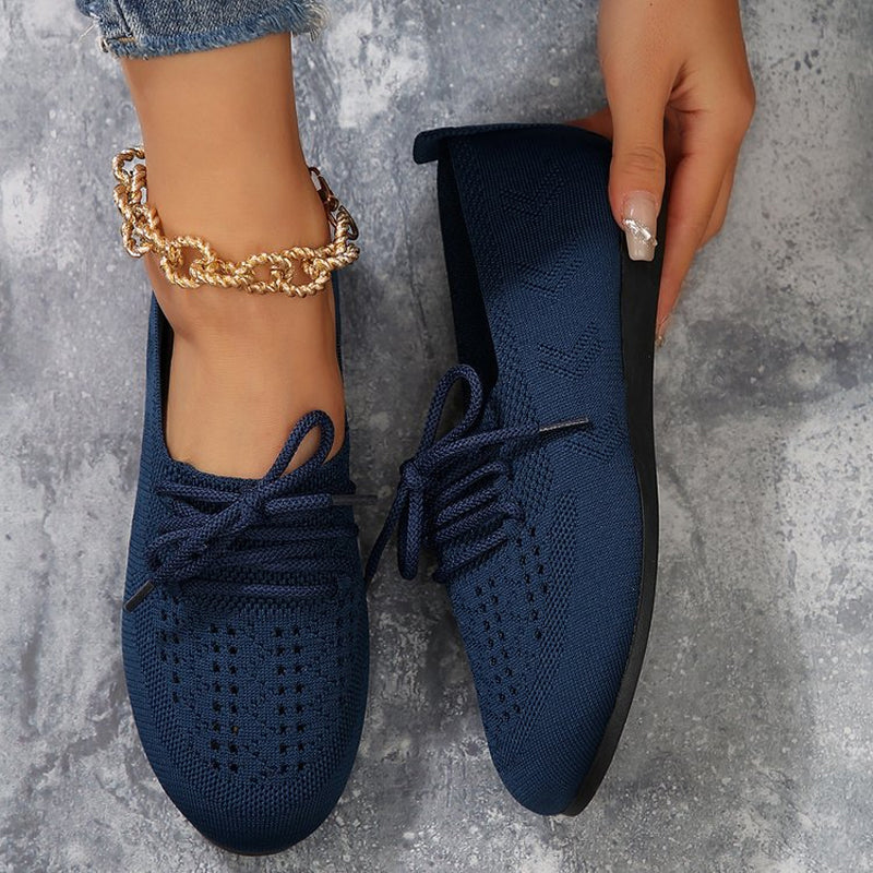 Lässige flache Schuhe aus Mesh