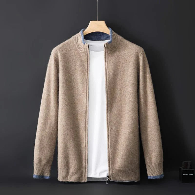 Wolle Zip-Jacke