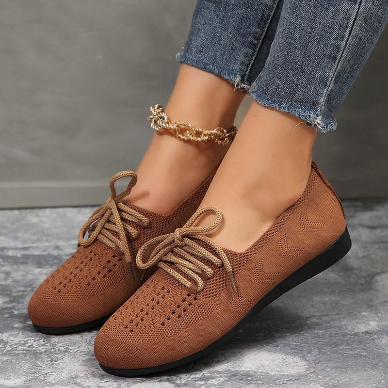 Lässige flache Schuhe aus Mesh