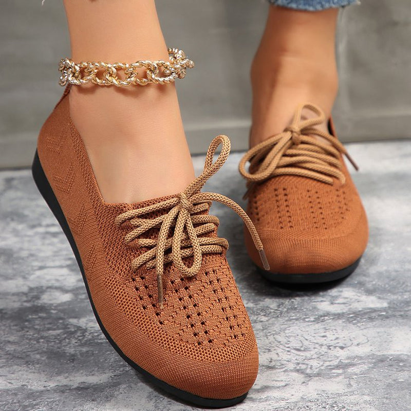 Lässige flache Schuhe aus Mesh