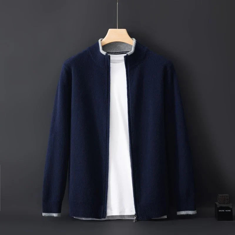Wolle Zip-Jacke