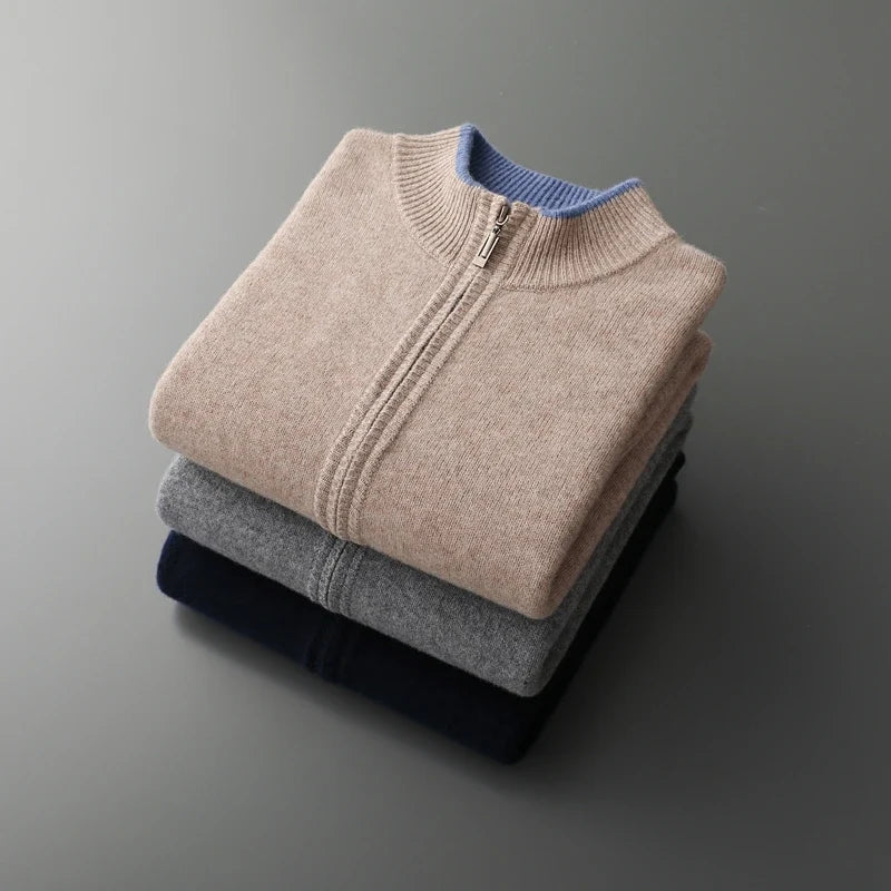 Wolle Zip-Jacke