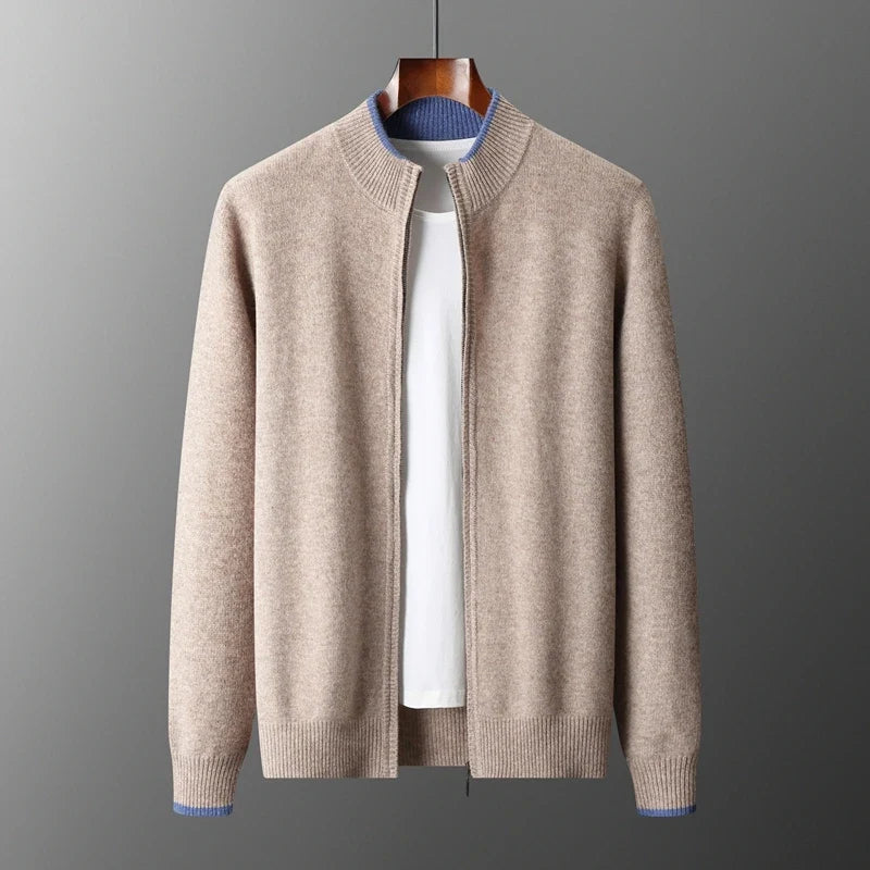 Wolle Zip-Jacke