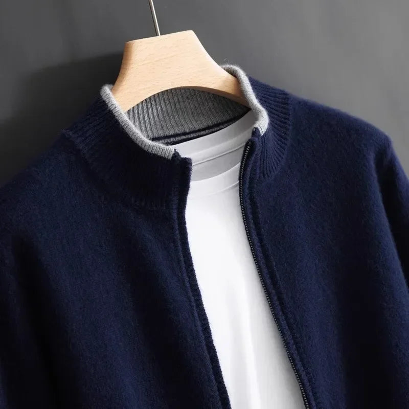 Wolle Zip-Jacke