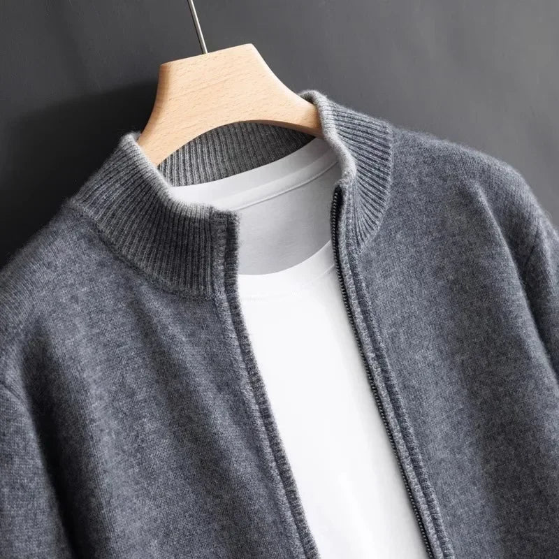 Wolle Zip-Jacke
