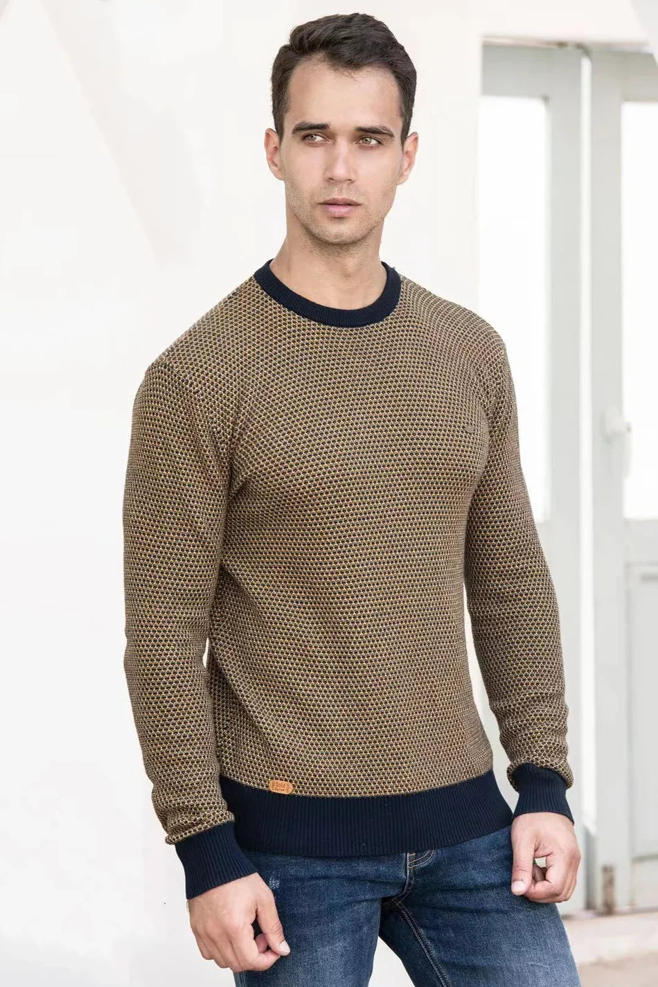 Steinmann | Herrenpullover mit Rautenmuster