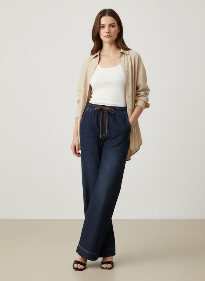 Hélène – Bequeme, fließende Hose im lässigen Stil