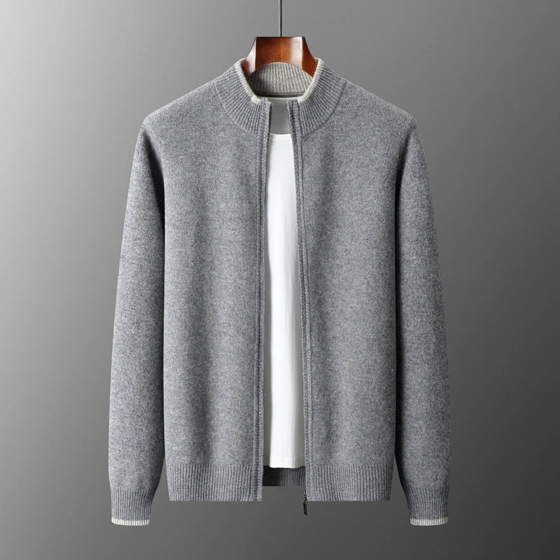 Wolle Zip-Jacke