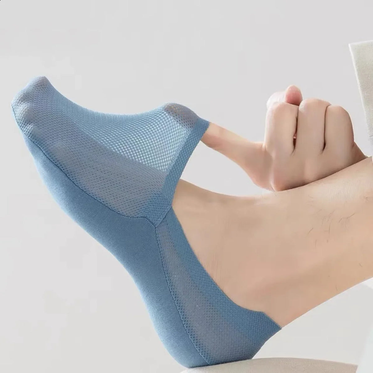 Unsichtbare, atmungsaktive und rutschfeste Socken