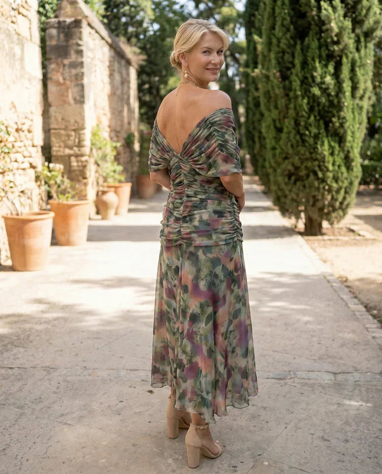 Kelsey – Elegantes, farbenfrohes Kleid