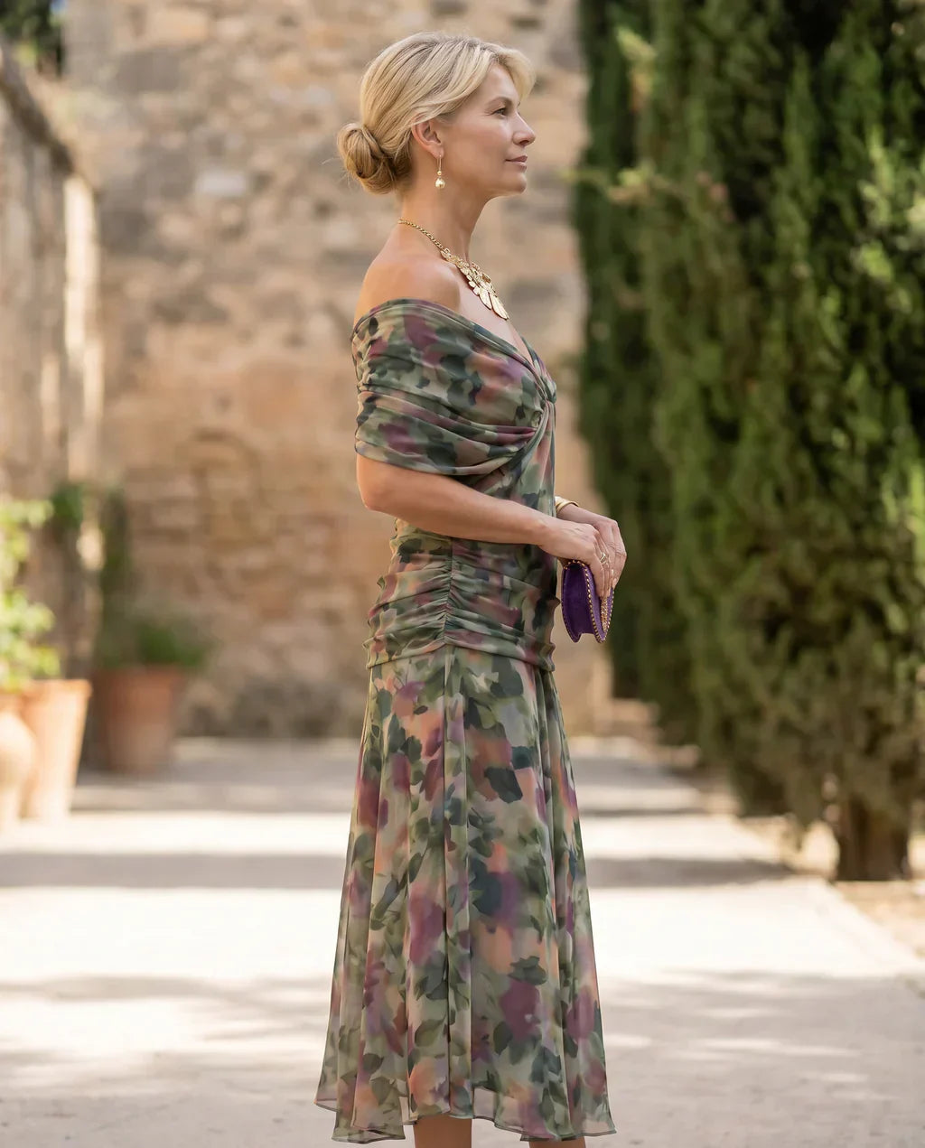 Kelsey – Elegantes, farbenfrohes Kleid
