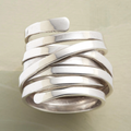 Eleganter Vintage Silberring