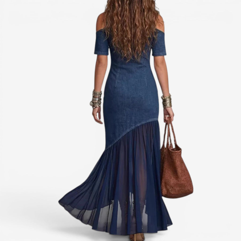 Kimberley – Langes Jeanskleid