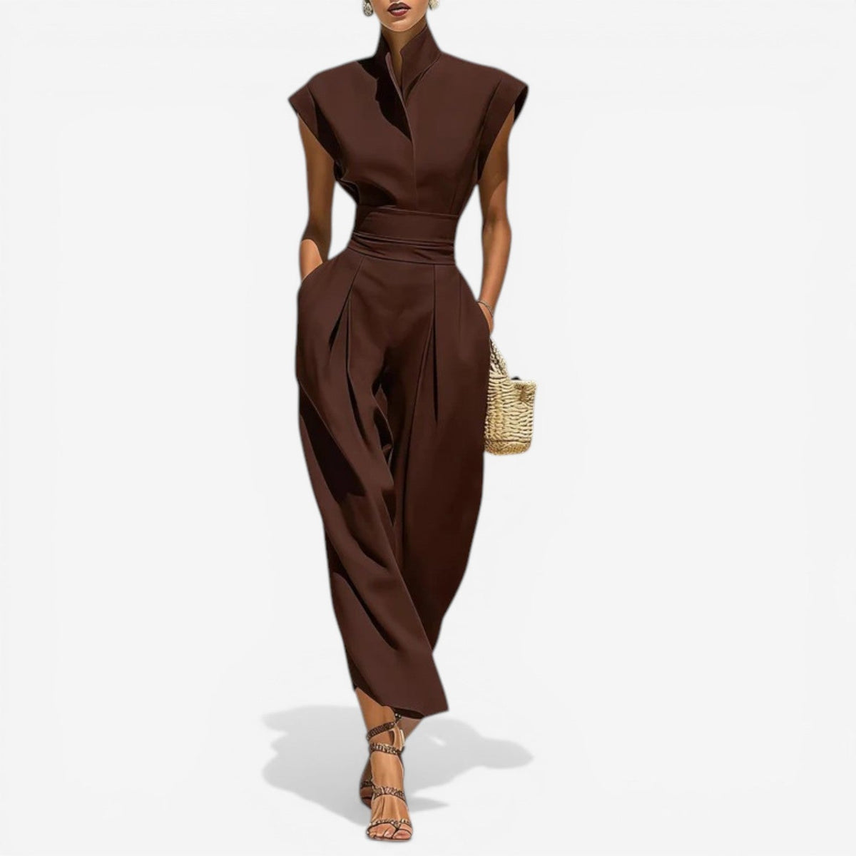Addison Overall mit Stehkragen