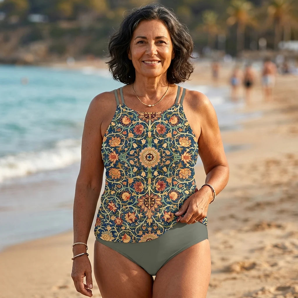 Martine | Sommer-Tankini mit Print