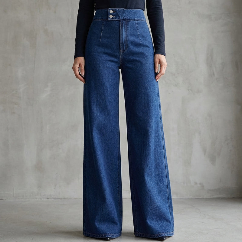 Adèle – Jeans mit hoher Taille, die die Silhouette dezent verschlankt